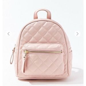 FOREVER 21 Pink Quilted Mini Backpack